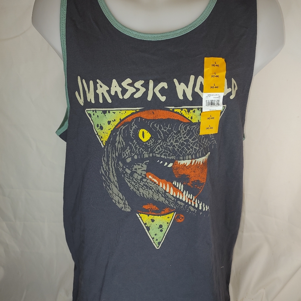 Tank top Jurassic World Men's Tank Top Size L Brand-new with tag